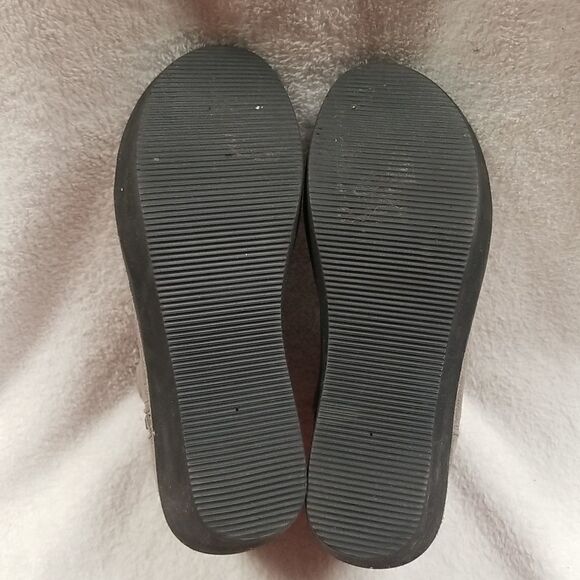 KENNETH COLE REACTION WOMENS GRAY SUEDE LEATHER WEDGE ANKLE BOOTIES SZ 6 - Picture 8 of 11